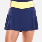 Short Saia Deuce- Azul e Amarelo