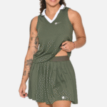 Short Saia System5 Plissada- Verde