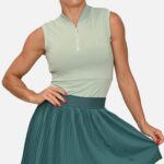 Short Saia Plissado Wimbledon – Verde