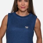 Blusa Style System Tricot- Azul Bic